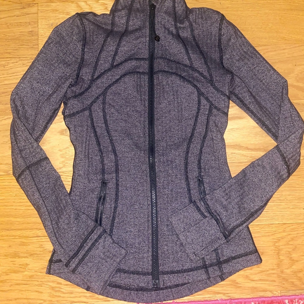 Lulu lemon charcoal zip up